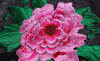 2012秋款欧美重工刺绣欧根纱风衣裙 外贸女装的艺术品